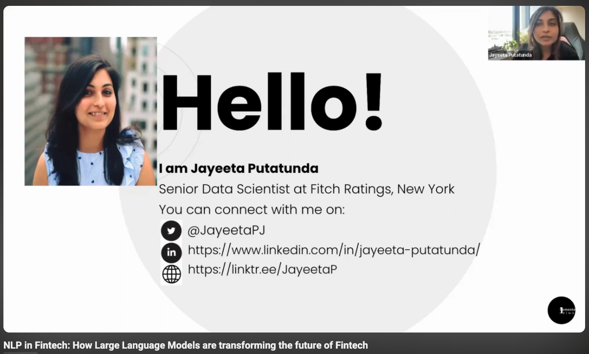 WomenTech Network - NLP in Fintech